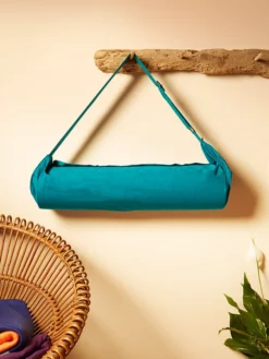 LOYALE01 Yogamatters Organic Cotton Zip Up Yoga Bag