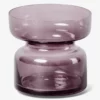 AERYLT01 Aery Copenhagen Glass Tea Light Holder - Amethyst