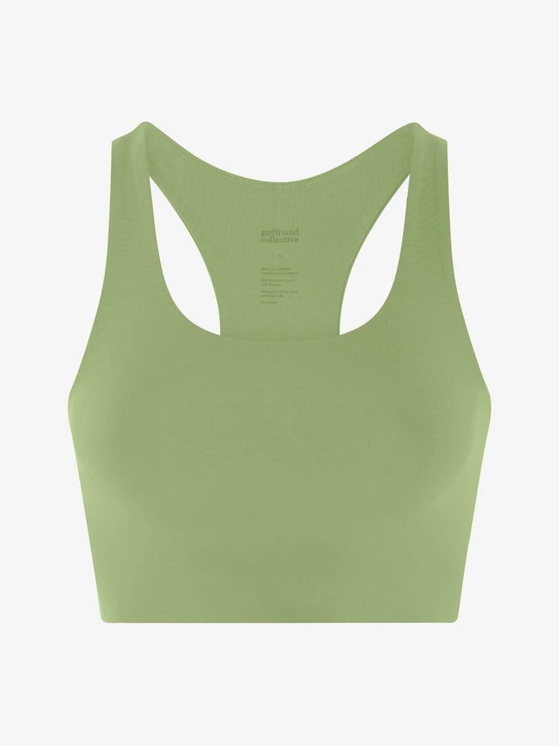 EASEDK01 Girlfriend Collective Paloma Bra - Mantis Green 5 EASEDK01 Girlfriend Collective Paloma Bra - Mantis Green