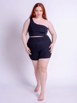 EASEDK01 Girlfriend Collective Bianca One Shoulder Bra