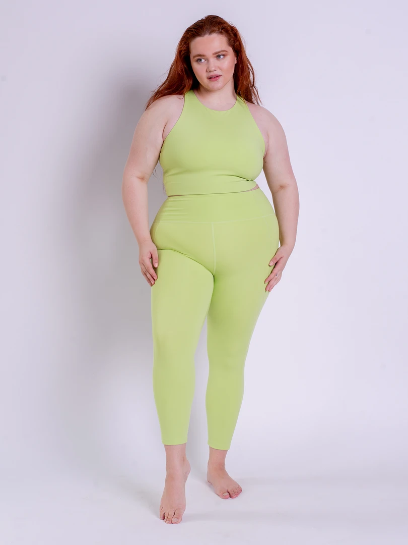 EASEDK01 Girlfriend Collective Dylan Crop Bra - Key Lime 4 EASEDK01 Girlfriend Collective Dylan Crop Bra - Key Lime