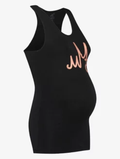 URBANG01 Miracle In The Making Joy Maternity Tank - Urban Black
