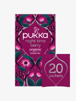 PUKKAH01 Pukka Night Time Berry Organic Tea Wellbeing & Lifestyle