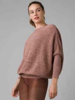 ALPINE01 PrAna Coronet Sweater - Cloud Blush New In