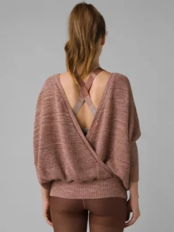 ALPINE01 PrAna Coronet Sweater - Cloud Blush New In