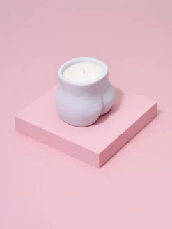 THEECL01 Wellbeing & Lifestyle Maegen 6oz Curve Soy Candle - Black Coffee & Bergamot