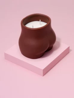 THEECL01 Maegen 16oz Curve Soy Candle - Sandalwood & Tonka