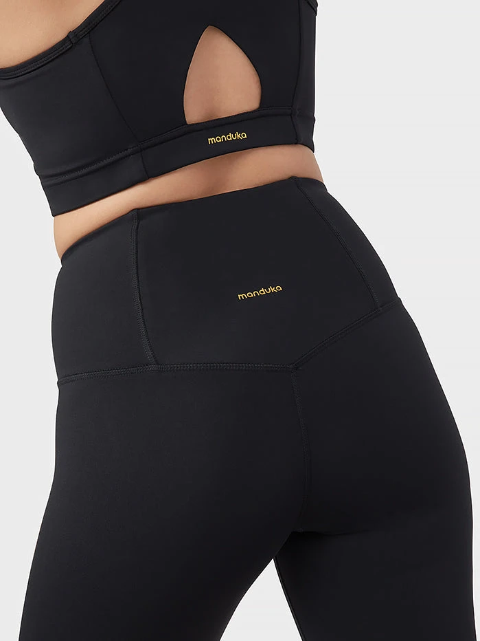 MANDUK01 Manduka Hot Biker Short - Black 5 MANDUK01 Manduka Hot Biker Short - Black