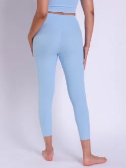 EASEDK01 Girlfriend Collective Compressive Rib High-Rise 7/8 Leggings - Bluebell