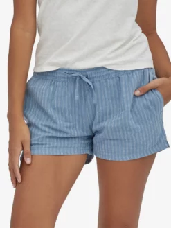 PATAGO01 Patagonia Island Hemp Shorts - Light Plume Grey Stripe