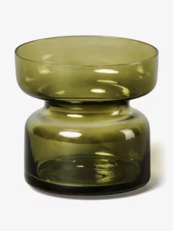 AERYLT01 Aery Copenhagen Glass Tea Light Holder - Jade