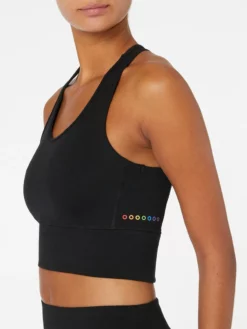 FROSTL01 Clothing Frost Body Bandha Mesh Sports Bra - Black