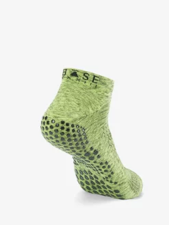 YOGAMA02 Base 33 Low Rise Grip Socks - Electric