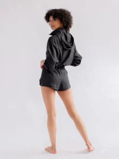 EASEDK01 Girlfriend Collective Trail Short - Black Clothing