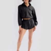 EASEDK01 Girlfriend Collective Trail Short - Black Clothing