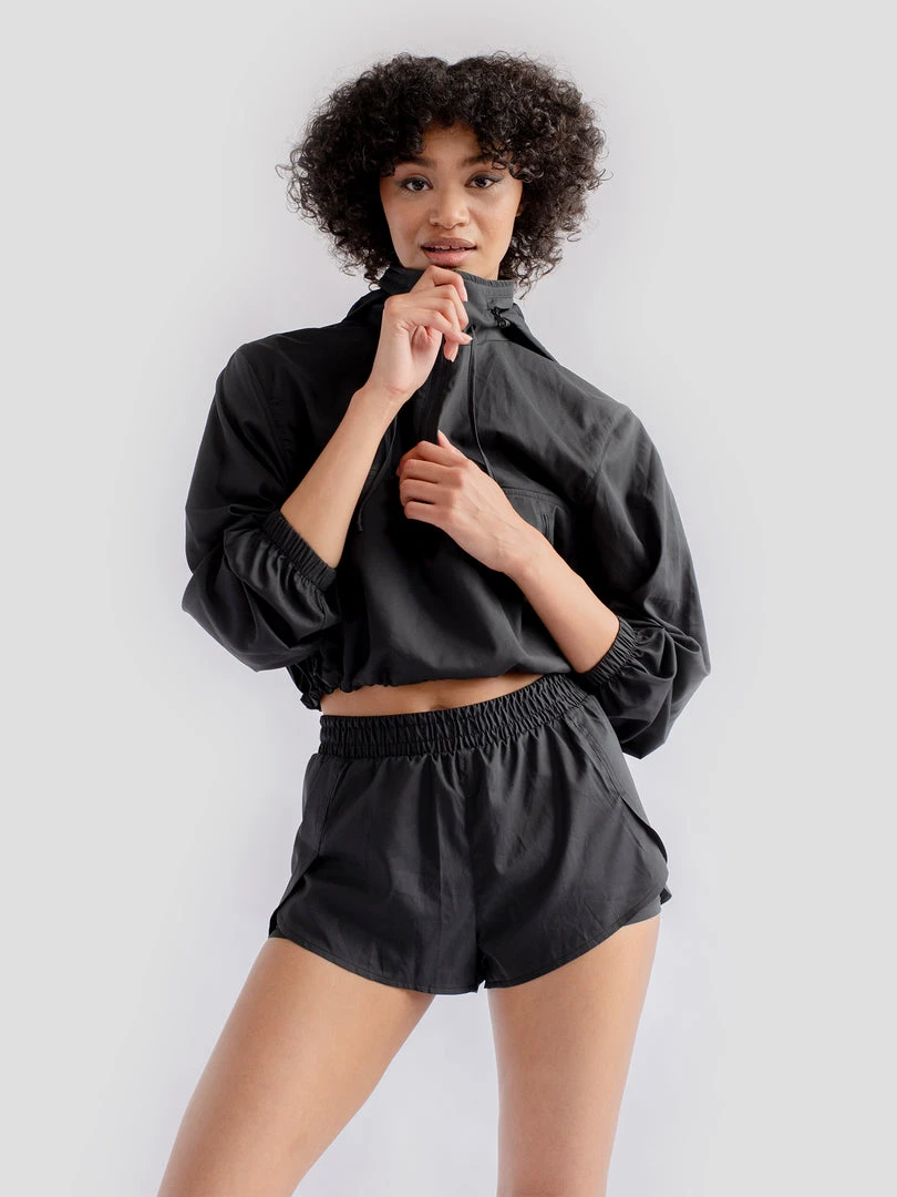 EASEDK01 Girlfriend Collective Trail Short - Black Clothing 6 EASEDK01 Girlfriend Collective Trail Short - Black Clothing