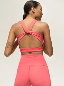 FROSTL01 Frost Body I Feel Twist Bra - Coral Clothing