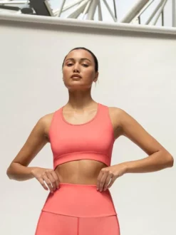 FROSTL01 Frost Body I Feel Twist Bra - Coral Clothing