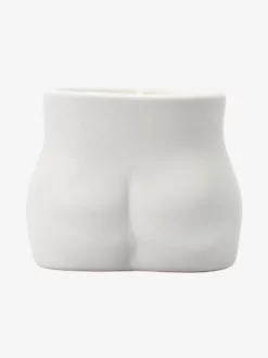 THEECL01 Wellbeing & Lifestyle Maegen 6oz Curve Soy Candle - Black Coffee & Bergamot