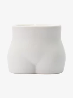 THEECL01 Wellbeing & Lifestyle Maegen 6oz Curve Soy Candle - Black Coffee & Bergamot