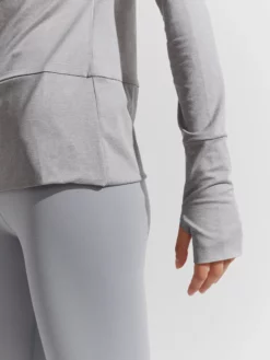 VARLEY01 Varley Clara T-Shirt - Grey Marl Clothing 7 VARLEY01 Varley Clara T-Shirt - Grey Marl Clothing