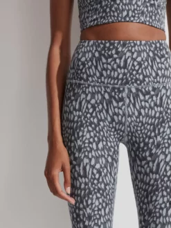 VARLEY01 Varley Let's Move High Rise Leggings - Petrol Motion Speckle Clothing 9 VARLEY01 Varley Let's Move High Rise Leggings - Petrol Motion Speckle Clothing