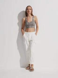 VARLEY01 Varley Savona Pant - Egret New In