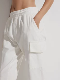 VARLEY01 Varley Savona Pant - Egret New In