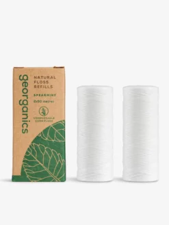 GEORGA01 Wellbeing & Lifestyle Georganics Natural Dental Floss Refill - Spearmint