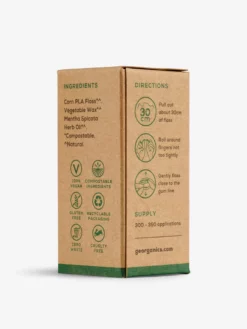GEORGA01 Wellbeing & Lifestyle Georganics Natural Dental Floss Refill - Spearmint