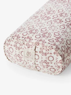 MANTAR01 Yogamatters Organic Cotton Daisy Print Small Rectangular Buckwheat Bolster Sustainable Bestsellers