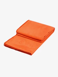 MANDUK01 Manduka EQua Yoga Mat Towel - Tiger Lily New In
