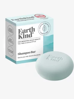 EARTHK01 EarthKind Tea Tree & Eucalyptus Shampoo Bar For Improved Scalp Health Ethical & Eco-Friendly Gifts