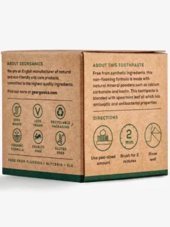 GEORGA01 Ethical & Eco-Friendly Gifts Georganics Spearmint Toothpaste - 60ml