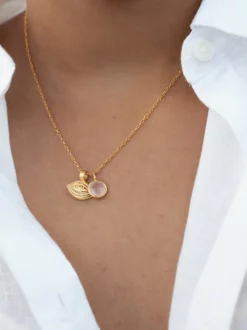 GODDES01 Goddess Charms Goddess Of Vision Pendant Necklace - Gold With Love...