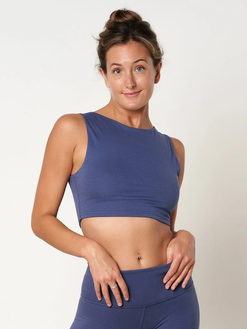 FINEKN03 Gossypium Evolve Cropped Yoga Vest 6 FINEKN03 Gossypium Evolve Cropped Yoga Vest