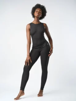 FINEKN03 Clothing Gossypium Sway Bodysuit - Black