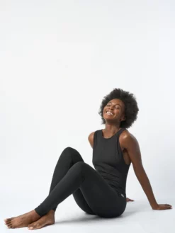 FINEKN03 Clothing Gossypium Sway Bodysuit - Black