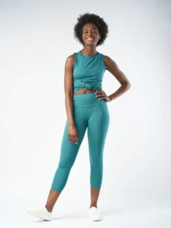 FINEKN03 Gossypium Rhythm Yoga Capri 36 FINEKN03 Gossypium Rhythm Yoga Capri