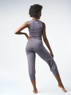 FINEKN03 Gossypium Aspire Cropped Harem Pants