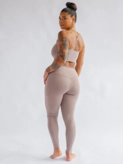 EASEDK01 Girlfriend Collective Float High Rise Leggings - Heather Cocoon