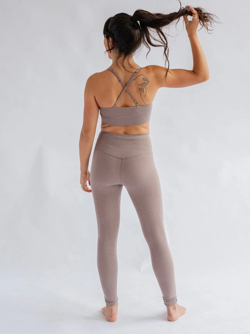 EASEDK01 Girlfriend Collective Float High Rise Leggings - Heather Cocoon 7 EASEDK01 Girlfriend Collective Float High Rise Leggings - Heather Cocoon