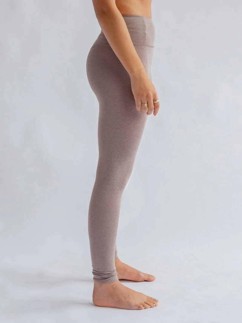 EASEDK01 Girlfriend Collective Float High Rise Leggings - Heather Cocoon 8 EASEDK01 Girlfriend Collective Float High Rise Leggings - Heather Cocoon