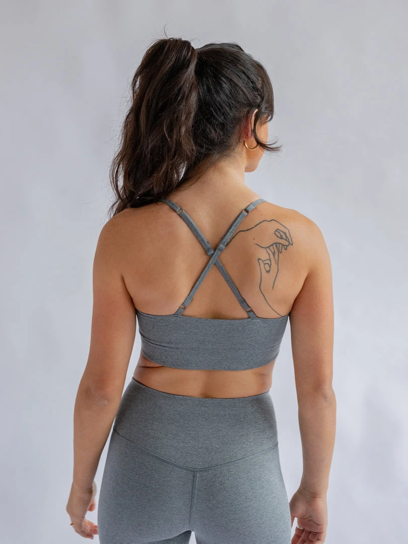 EASEDK01 Girlfriend Collective Float Juliet Bra - Heather Gravel 7 EASEDK01 Girlfriend Collective Float Juliet Bra - Heather Gravel