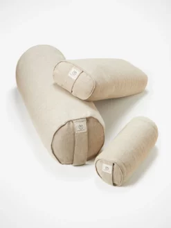 LOYALE01 Sustainable Bestsellers Yogamatters Hemp Mini Buckwheat Bolster - Natural 12 LOYALE01 Sustainable Bestsellers Yogamatters Hemp Mini Buckwheat Bolster - Natural