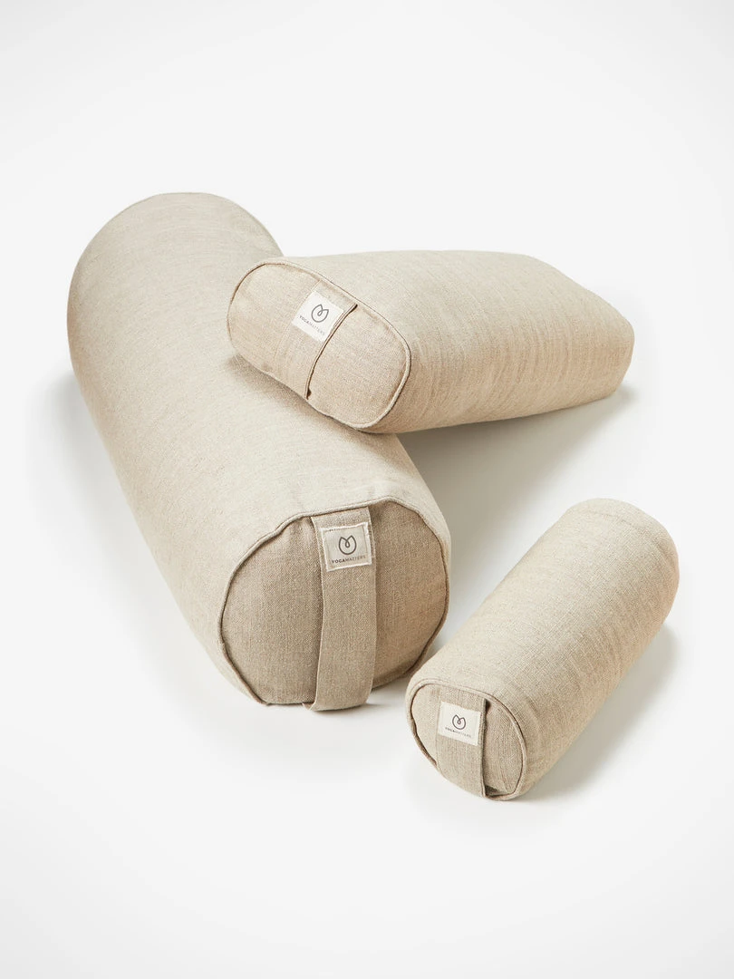 LOYALE01 Sustainable Bestsellers Yogamatters Hemp Mini Buckwheat Bolster - Natural 7 LOYALE01 Sustainable Bestsellers Yogamatters Hemp Mini Buckwheat Bolster - Natural