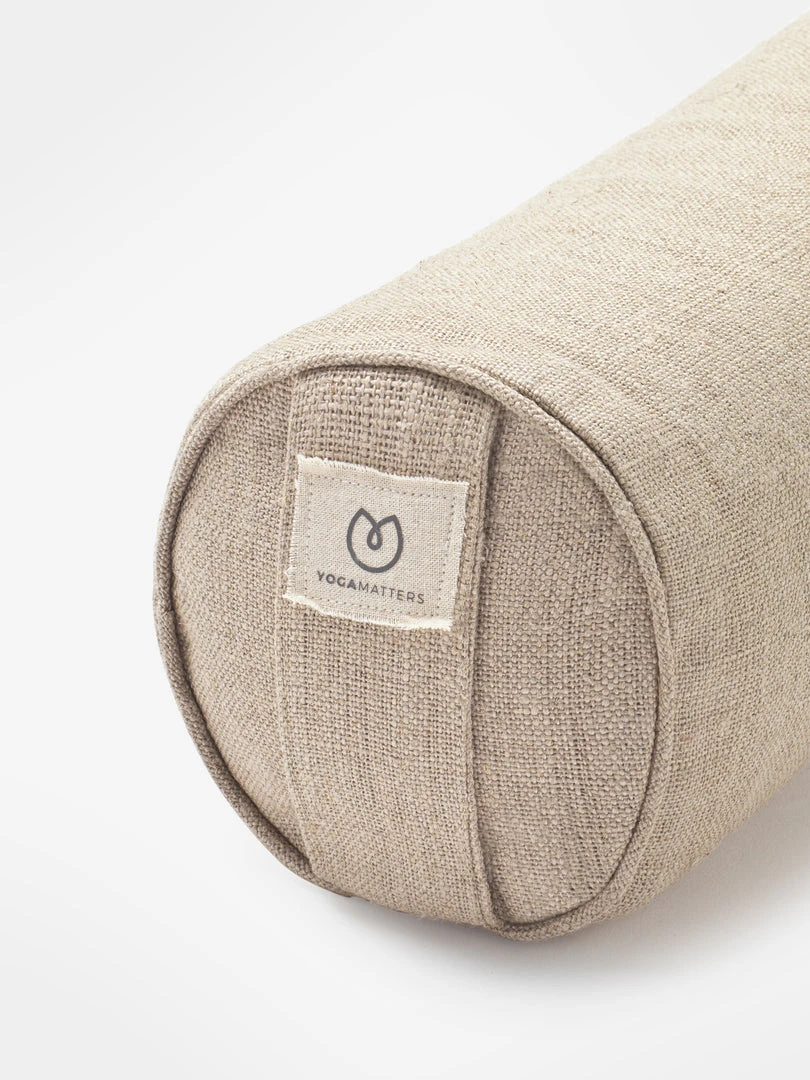 LOYALE01 Sustainable Bestsellers Yogamatters Hemp Mini Buckwheat Bolster - Natural 5 LOYALE01 Sustainable Bestsellers Yogamatters Hemp Mini Buckwheat Bolster - Natural