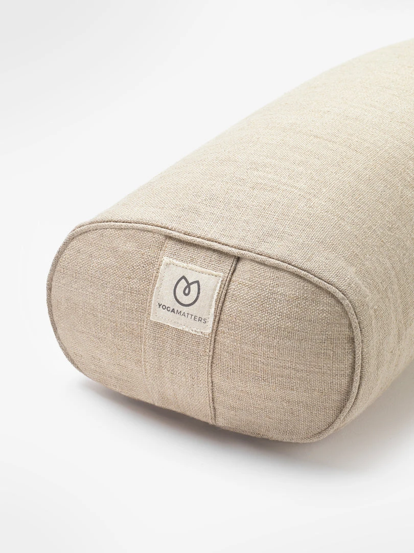 LOYALE01 Yogamatters Hemp Small Rectangular Buckwheat Bolster - Natural 5 LOYALE01 Yogamatters Hemp Small Rectangular Buckwheat Bolster - Natural