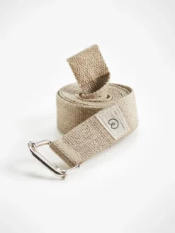 LOYALE01 Sustainable Bestsellers Yogamatters Hemp Yoga Belt - Natural