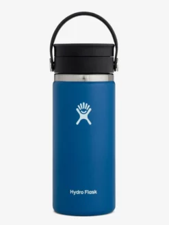 HYDROF01 Yoga Hydro Flask 475ml Wide Mouth With Flex Sip Lid - Cobalt